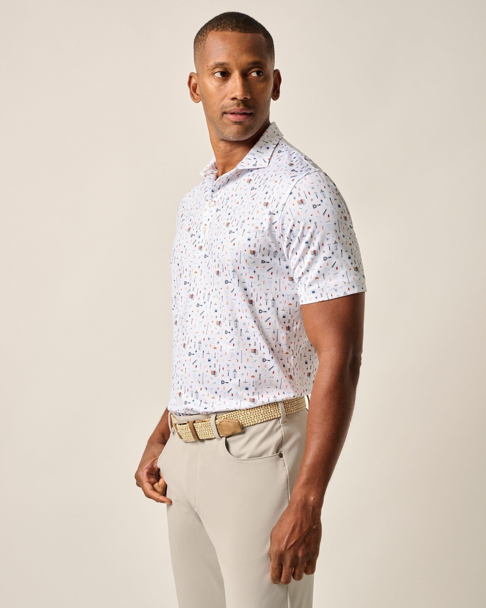 Big & Tall Performance Jersey Polo - Bar Cart Male Product Image