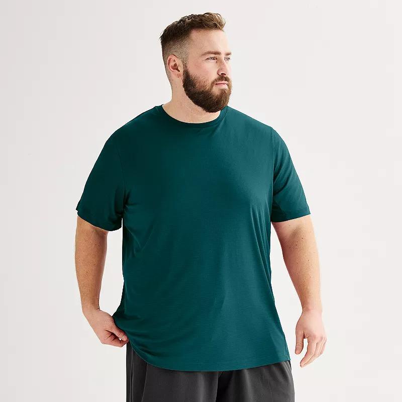 Big & Tall Tek Gear® Dry Tek Tee, Men's, Size: XL Tall, Hawk Gray Product Image