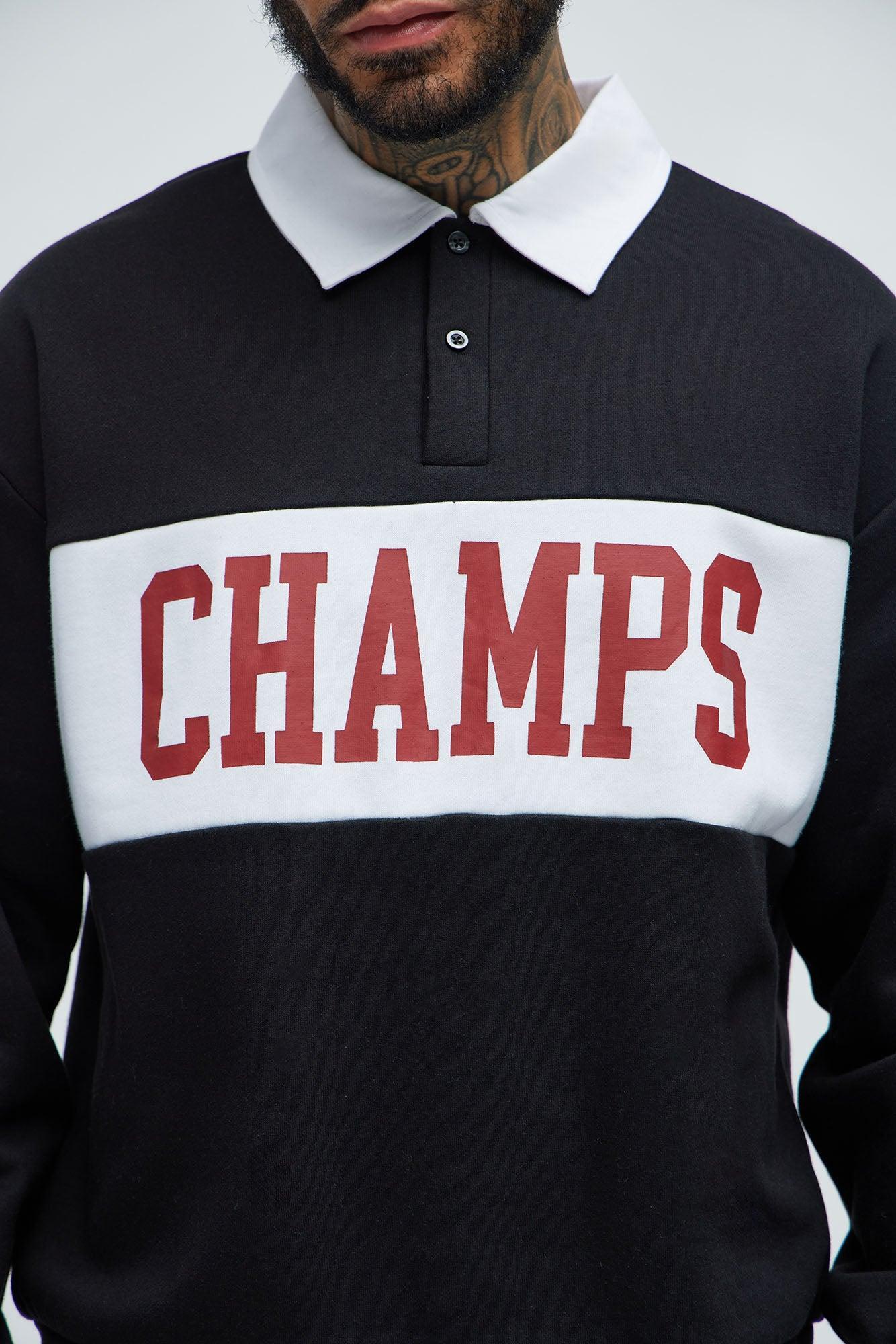 Champs Collar Sweatshirt - Black Product Image