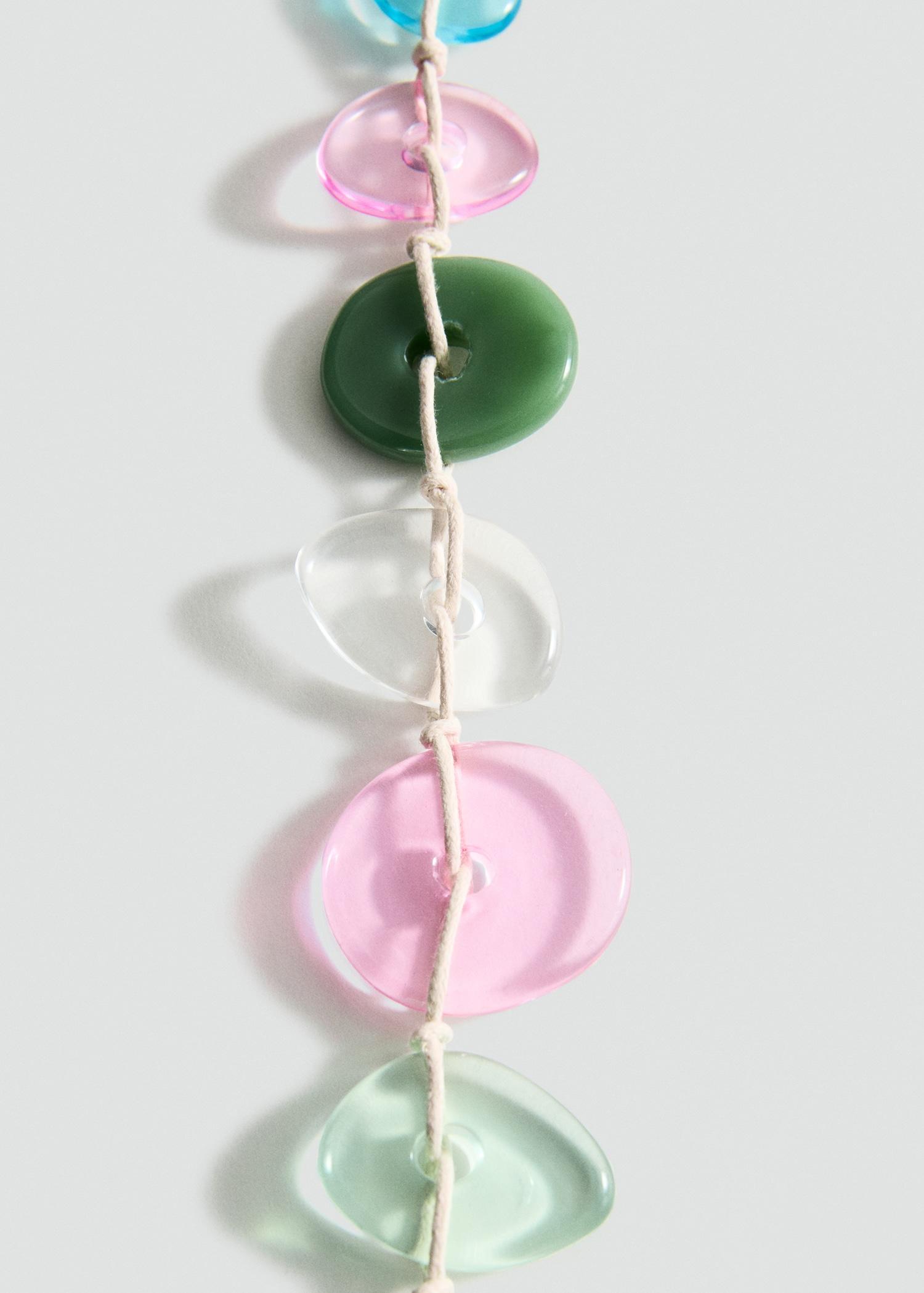 Contrasting pendant necklace - Women | MANGO USA Product Image