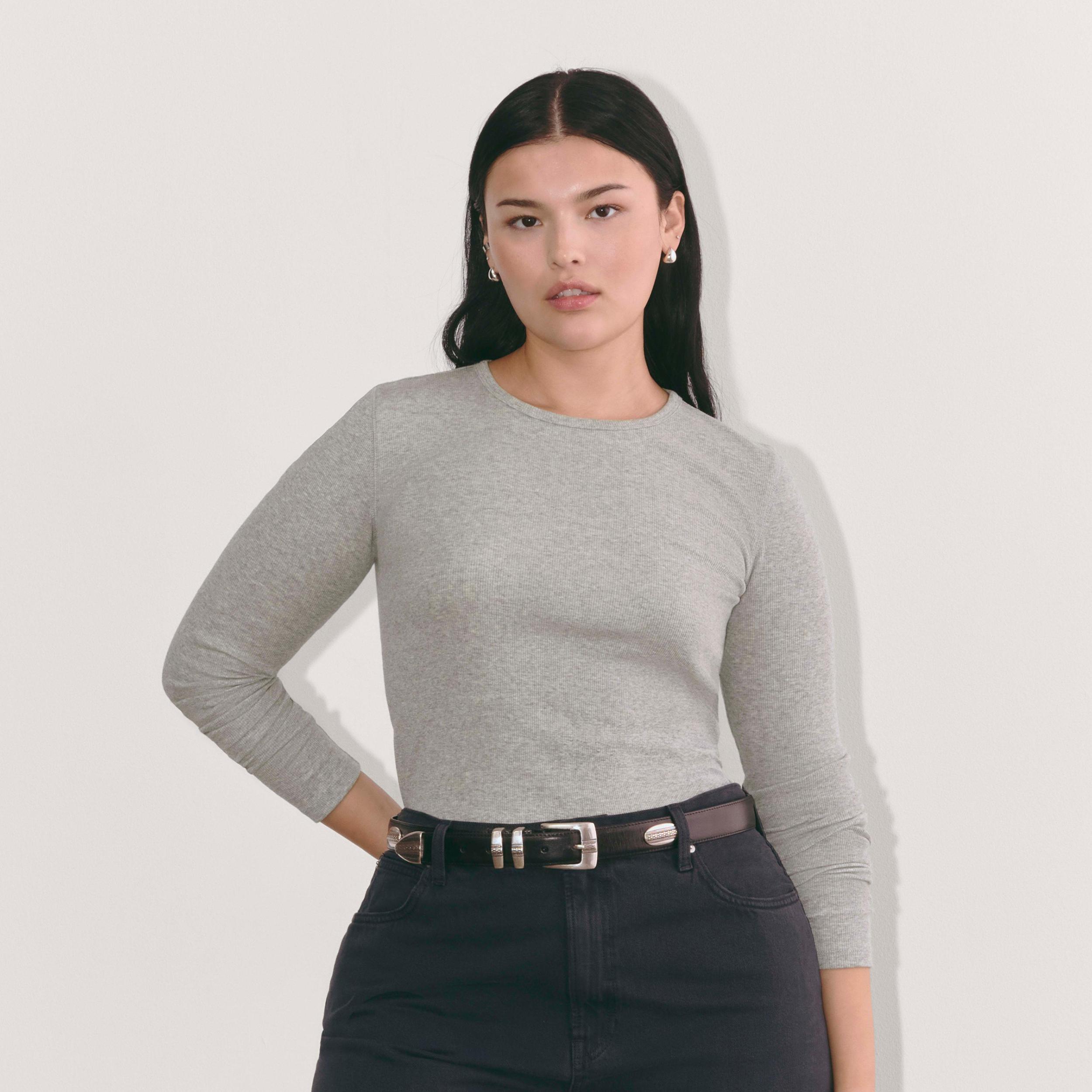 Womens Luxe Rib Long-Sleeve Crew Sweater by Everlane Product Image