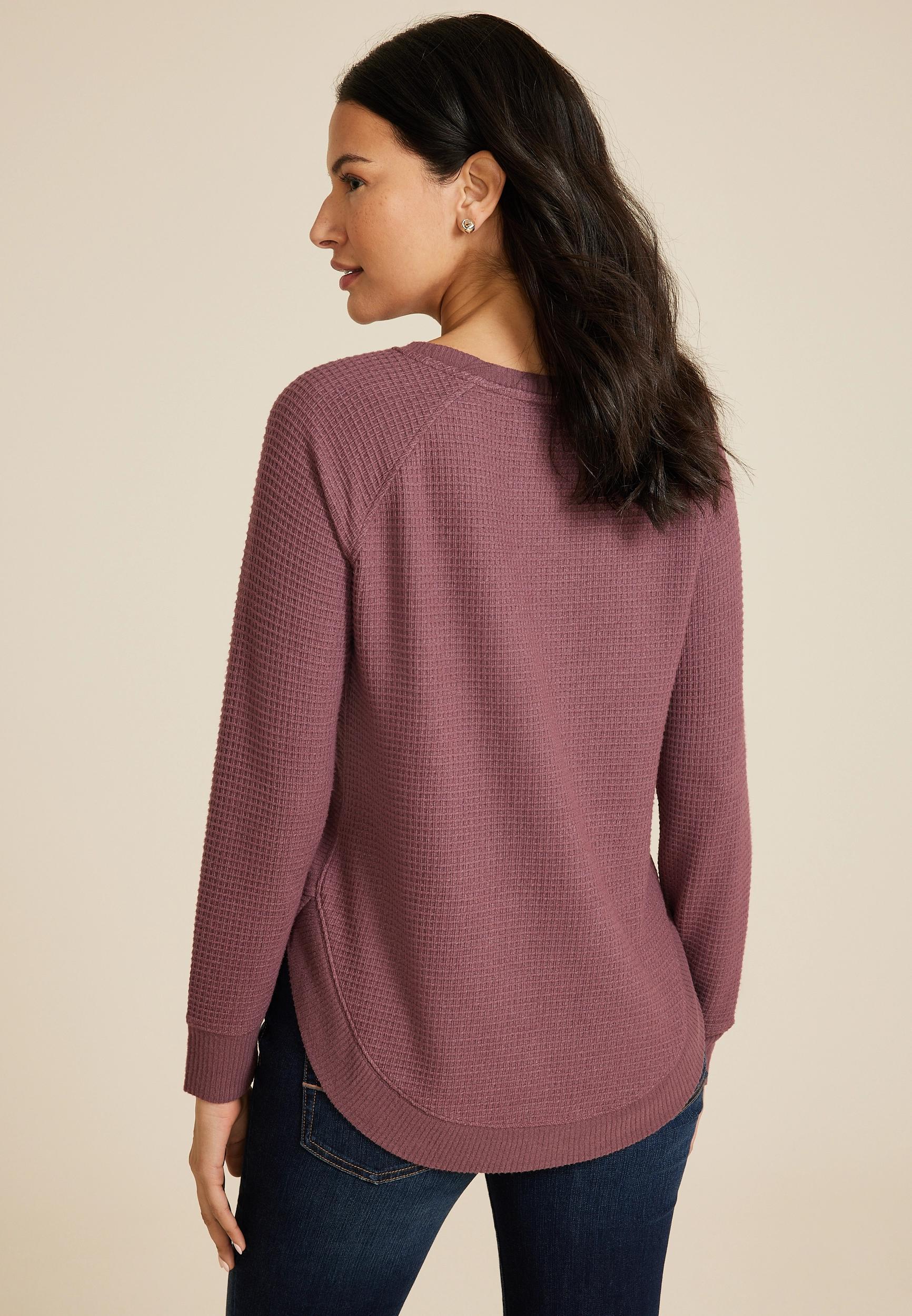 Haven Waffle Tunic Top Product Image