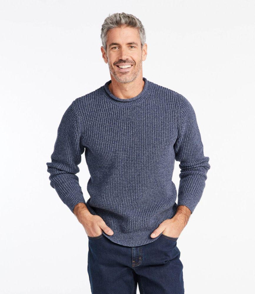 
                            Men's L.L.Bean Organic Cotton Waffle Sweater, Rollneck Crew
                         Product Image