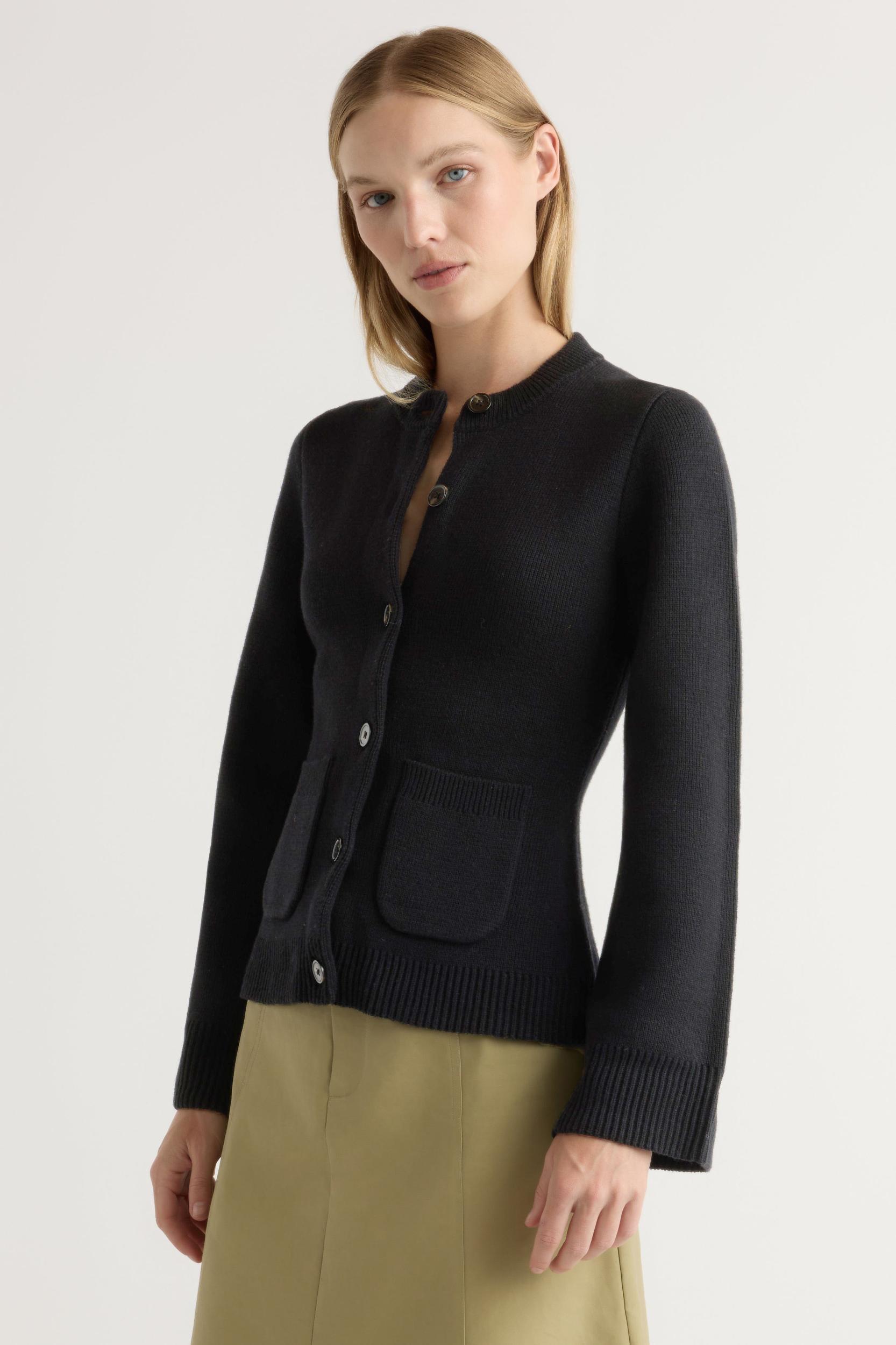Eames Organic Cotton-Wool Button Cardigan Product Image