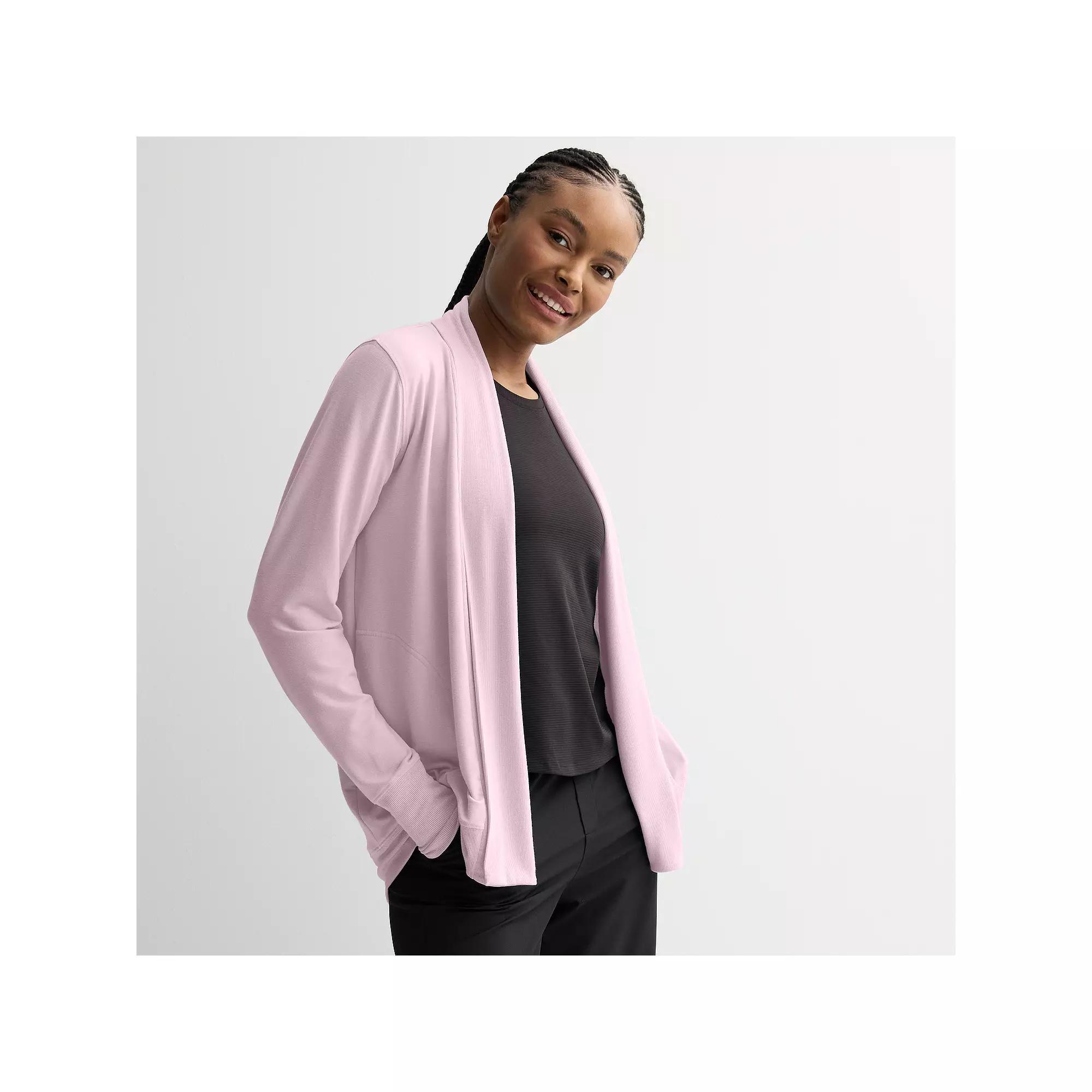 Women's Tek Gear® French Terry Wrap, Size: XL, Maria Pink Product Image