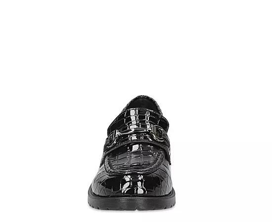 Easy Street Witney Comfort Women's Loafers, Size: 7, Black Croco Product Image