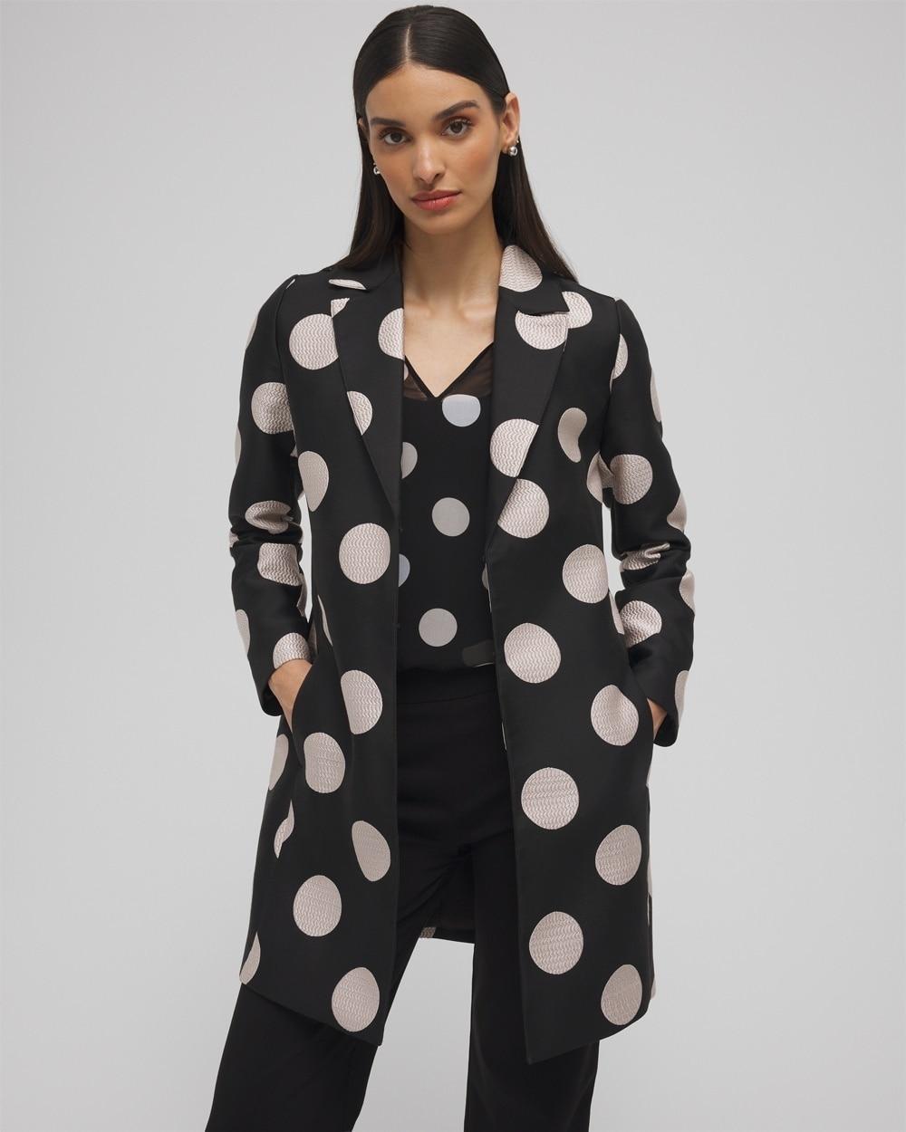 Polka Dot Jacquard Topper Product Image