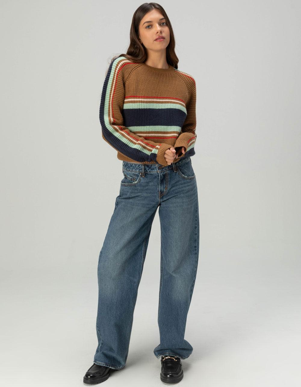 BRIXTON Racing Stripe Womens Sweater - MULTI Product Image