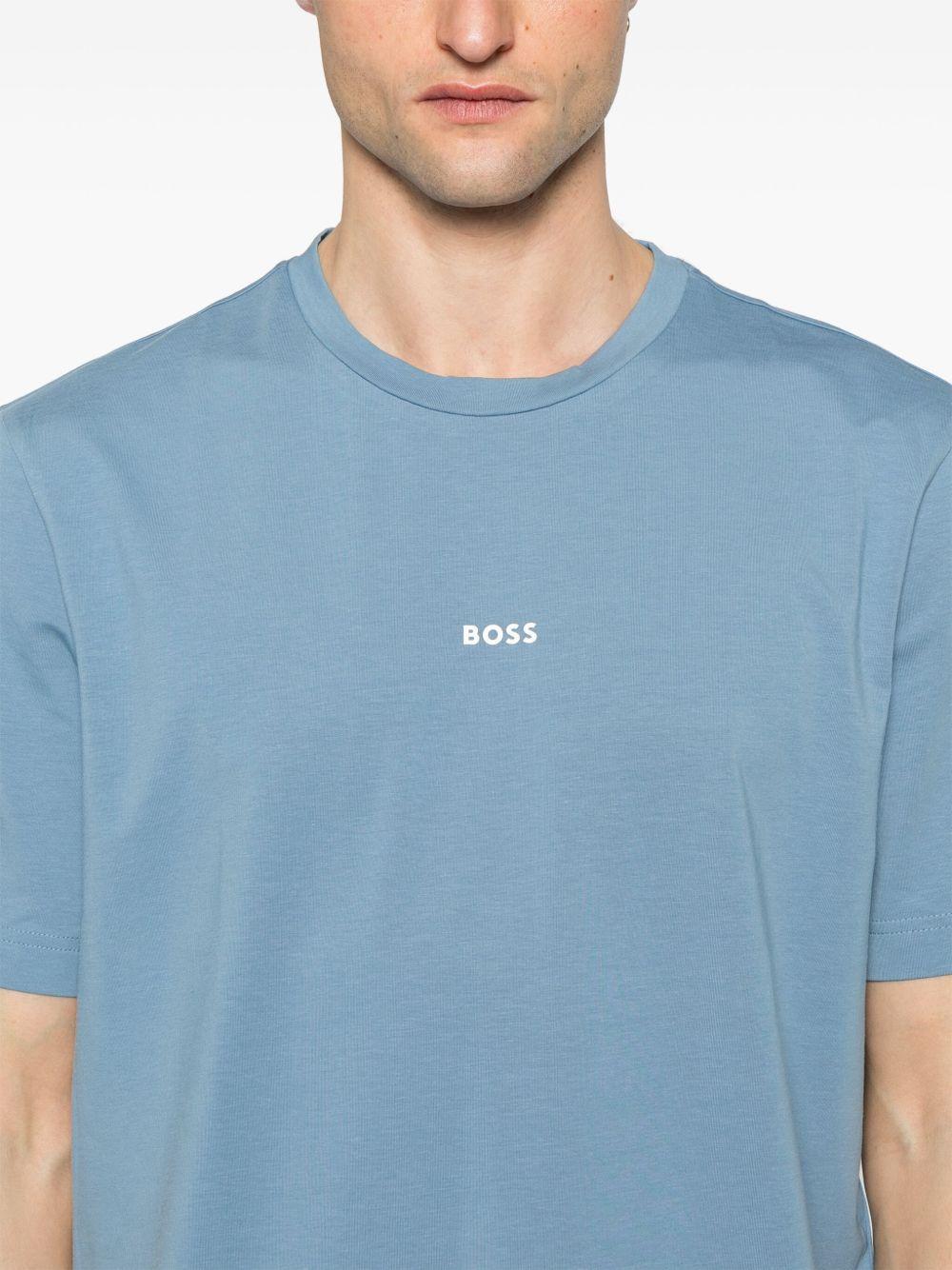 logo-print cotton T-shirt      Product Image