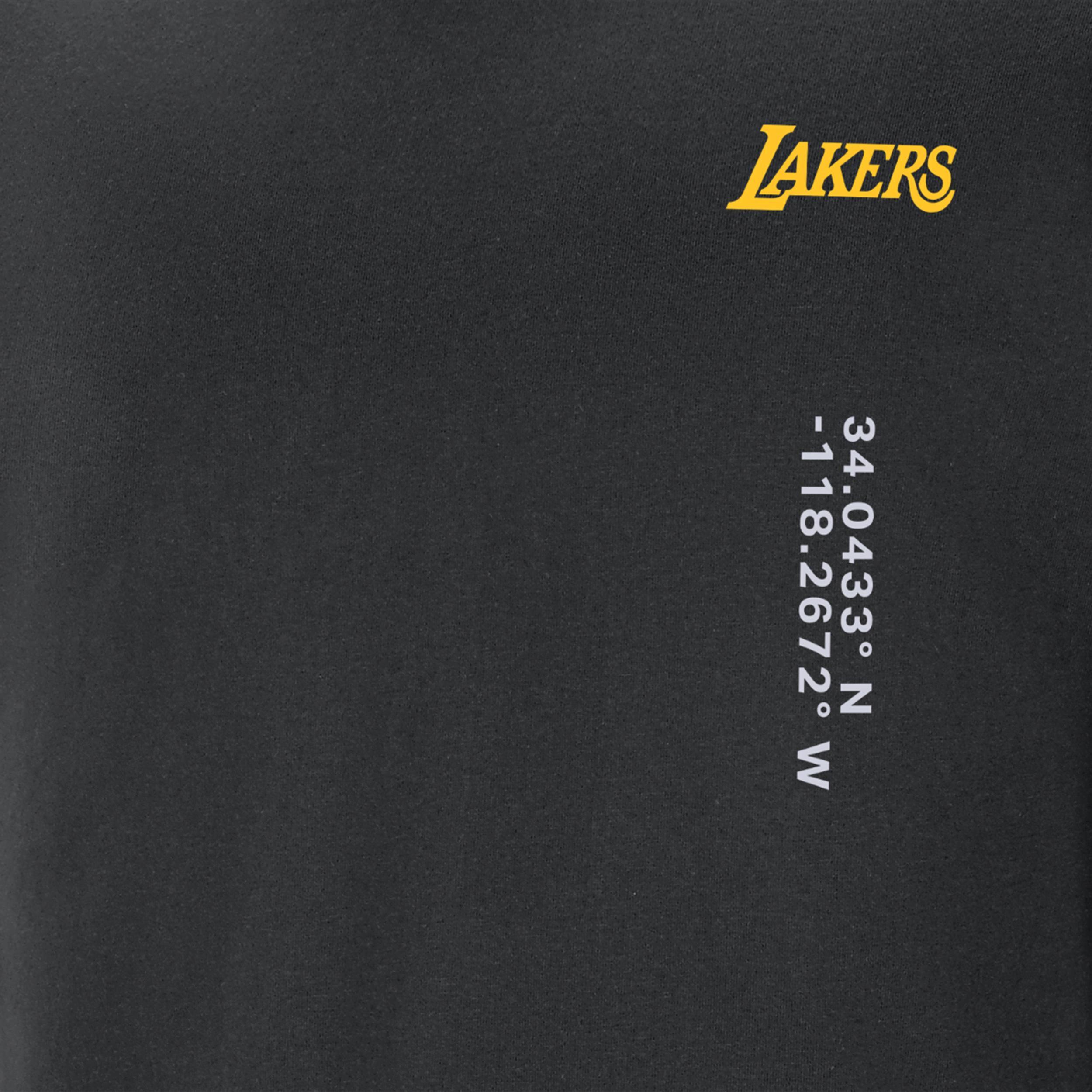 Los Angeles Lakers Courtside Max90 Nike Men's NBA Long-Sleeve T-Shirt Product Image