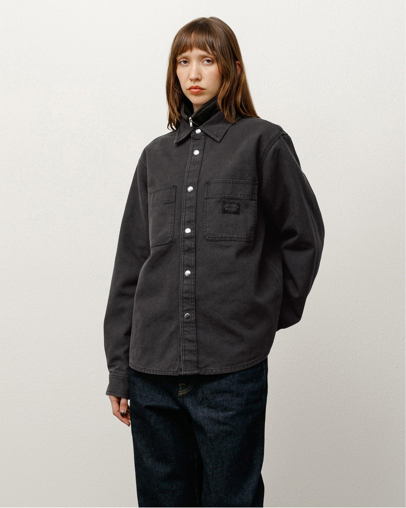 HEAVY WASHED CANVAS SHIRT Male Product Image