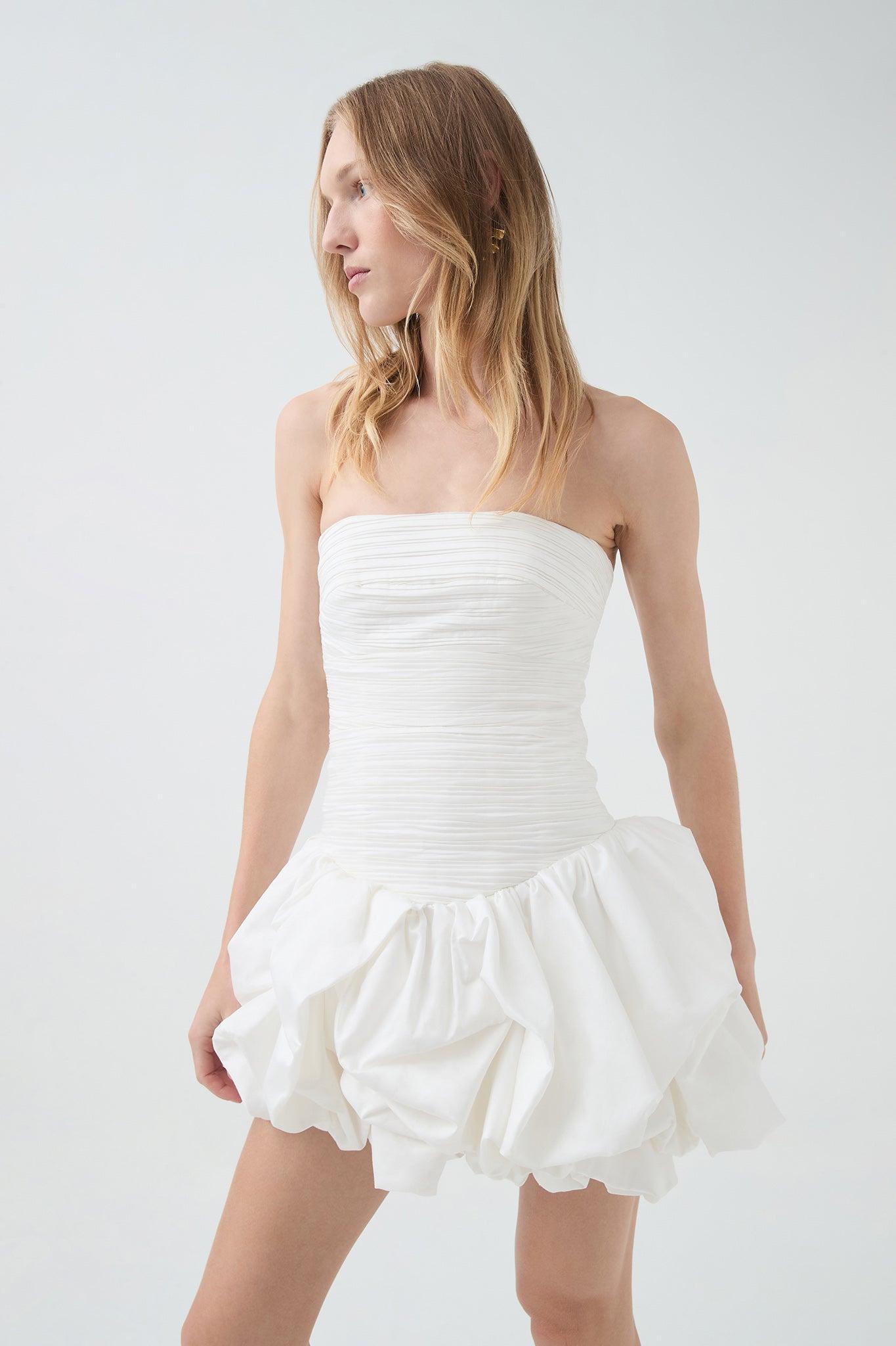Violette Bubble Hem Mini Dress Product Image