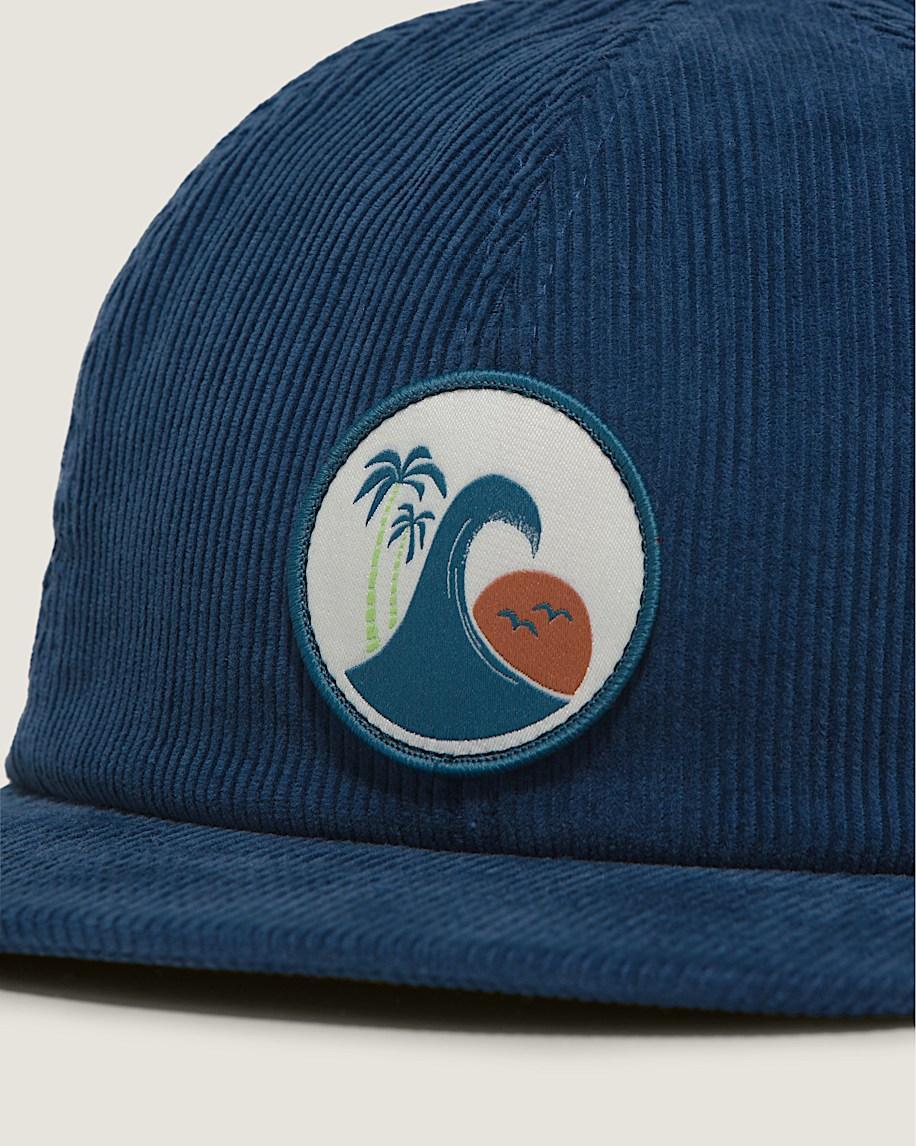 Vans X Thalia Surf Break Jockey Cord Hat in True Navy Blue| Vans US Product Image