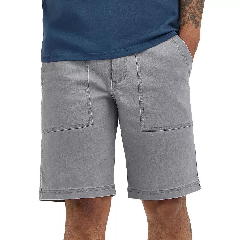 Men's Wrangler 10" Utility Shorts, Size: 33, Gargoyle Product Image