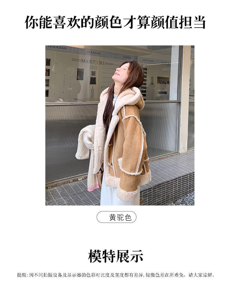Faux Fur Toggle Coat Product Image