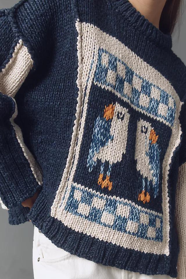 Pilcro Chunky Crew-Neck Sweater Product Image