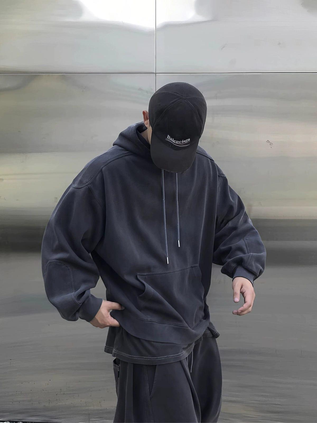 RT No. 12664 DARK GRAY HOODIE & SWEATPANTS Product Image
