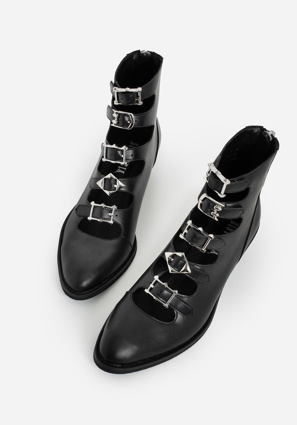 BRIDGET BUCKLED BOOTS Product Image