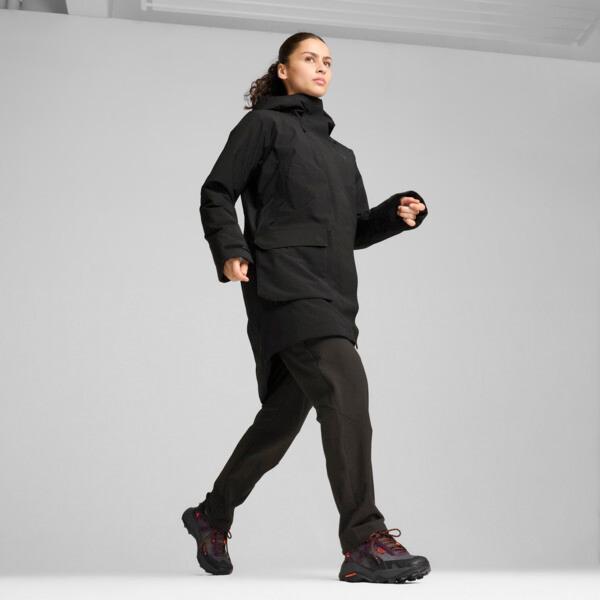 PUMA SEASONS Explore NITROâ¢ GORE-TEX Women's Hiking Shoes in Black/Midnight Plum/Flame Flicker Product Image