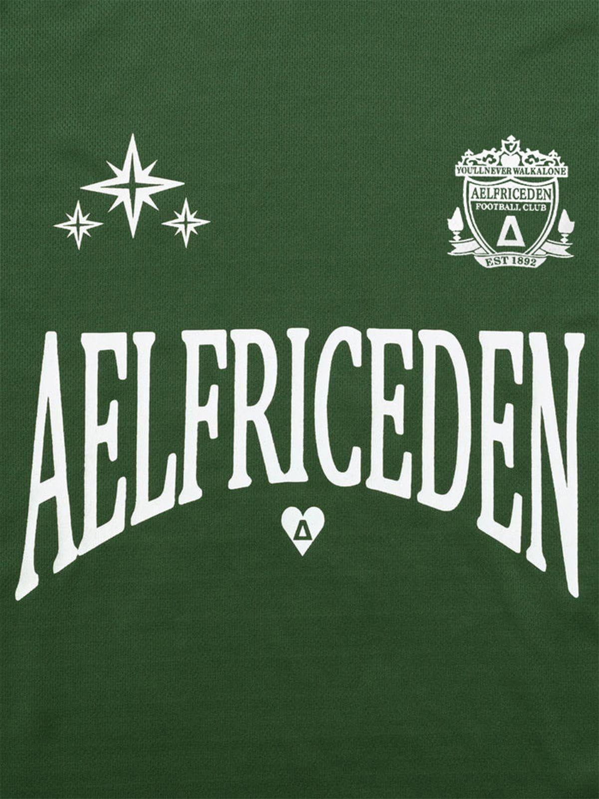 Aelfric Eden Color Blocking Print Soccer Jersey Product Image