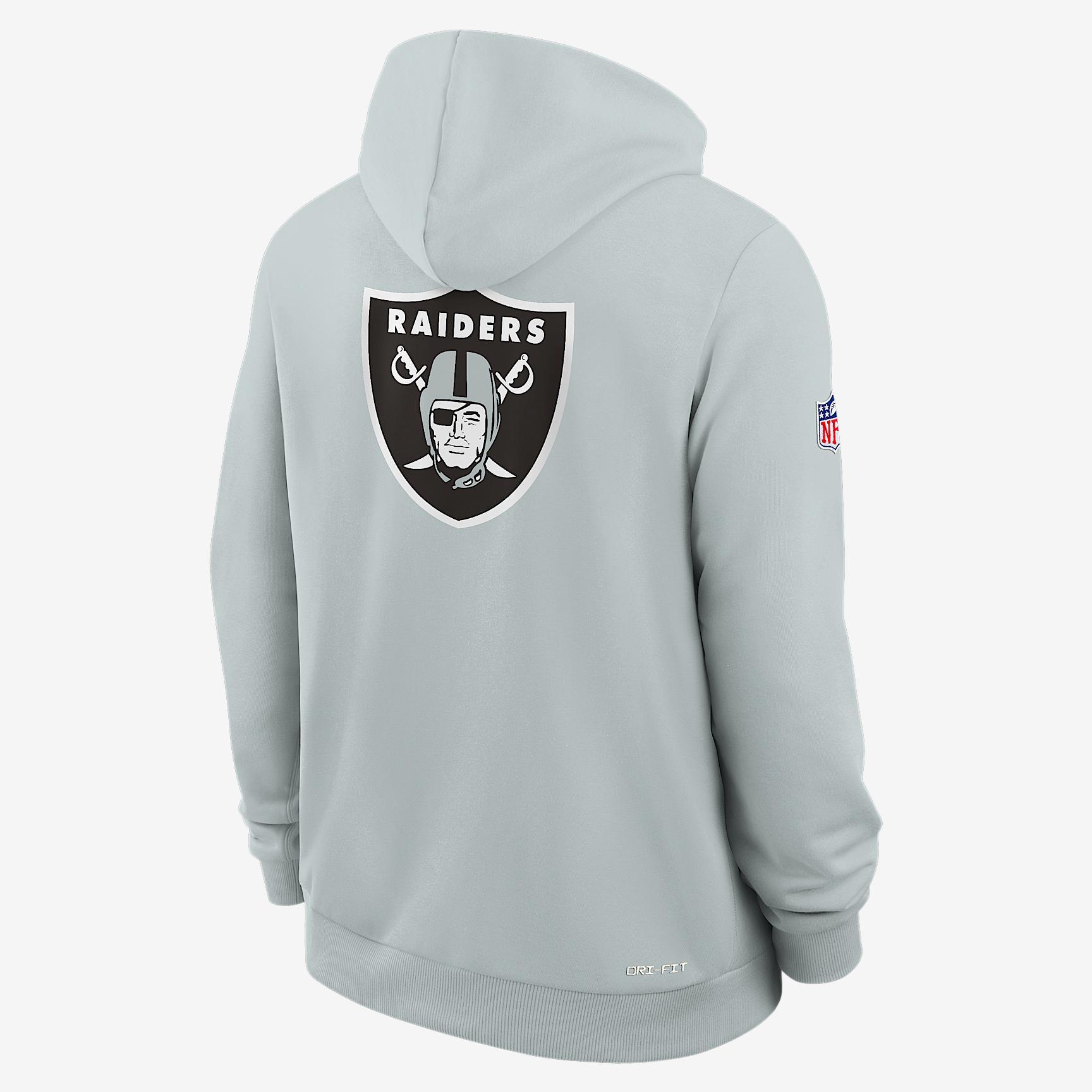 Las Vegas Raiders Utility Player Sideline Nike Men's Dri-FIT NFL Full-Zip Hoodie Product Image