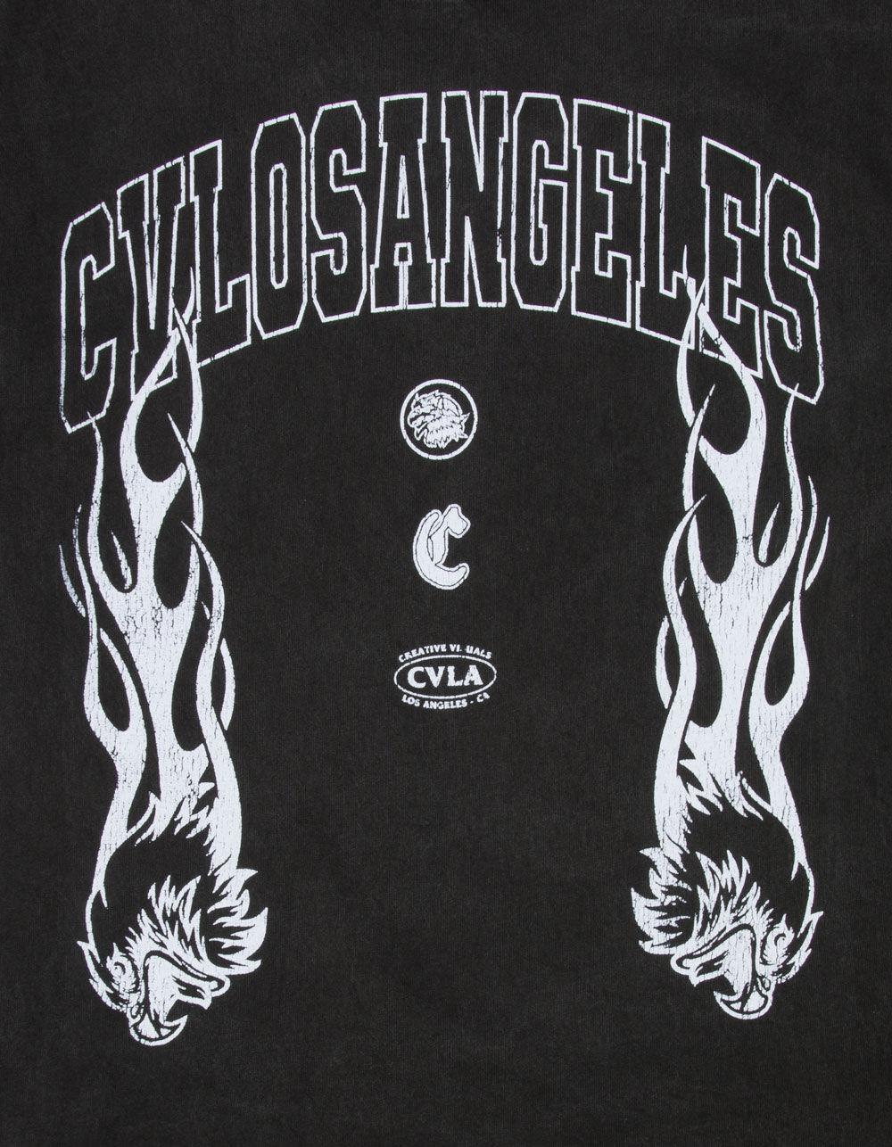 CVLA Members Mens Boxy Tee - WASHED BLACK Product Image