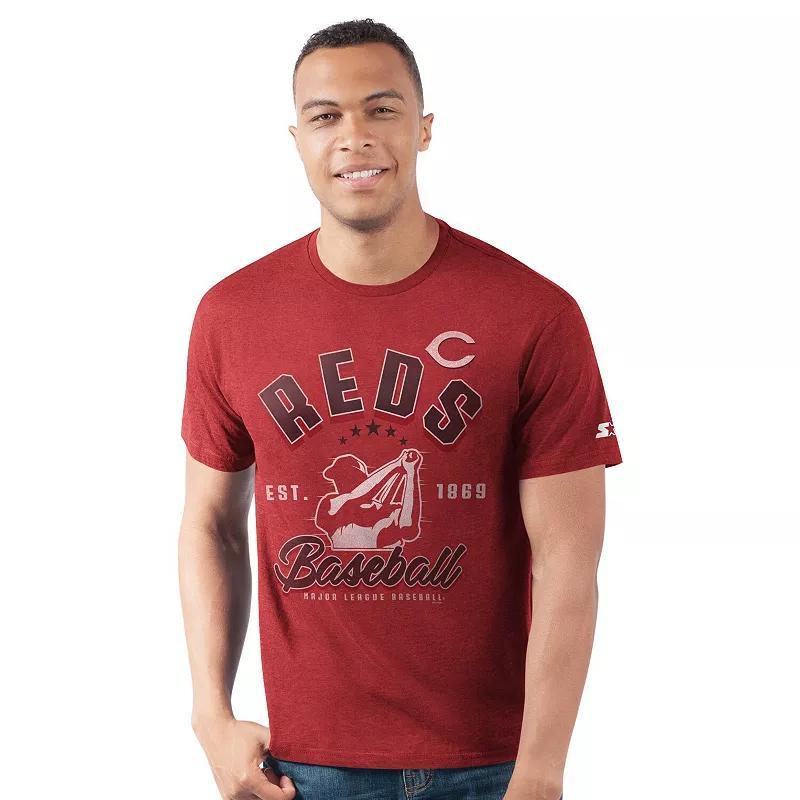 Men's Starter  Royal Los Angeles Dodgers Prime Time Batter T-Shirt, Size: 2XL, Blue Product Image