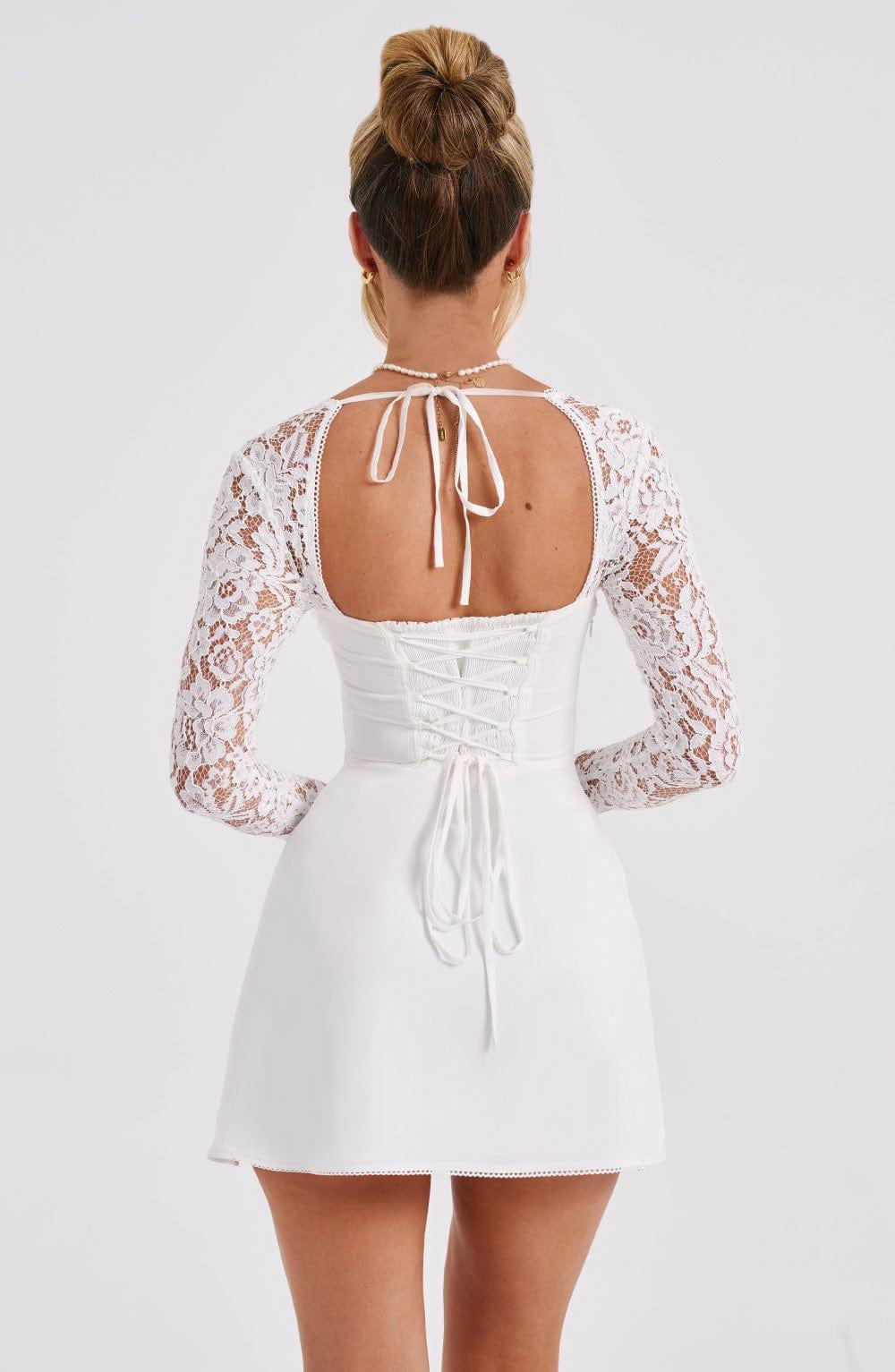 Jacinta Mini Dress - Ivory Product Image