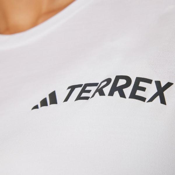adidas Terrex Xperior Climacool+ Tee White 2XS Womens Product Image