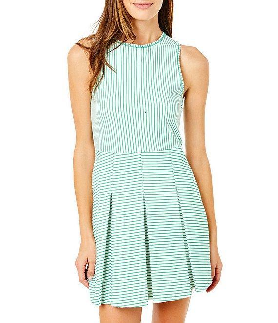 Addison Bay Striped Racquet Performance Dress Product Image