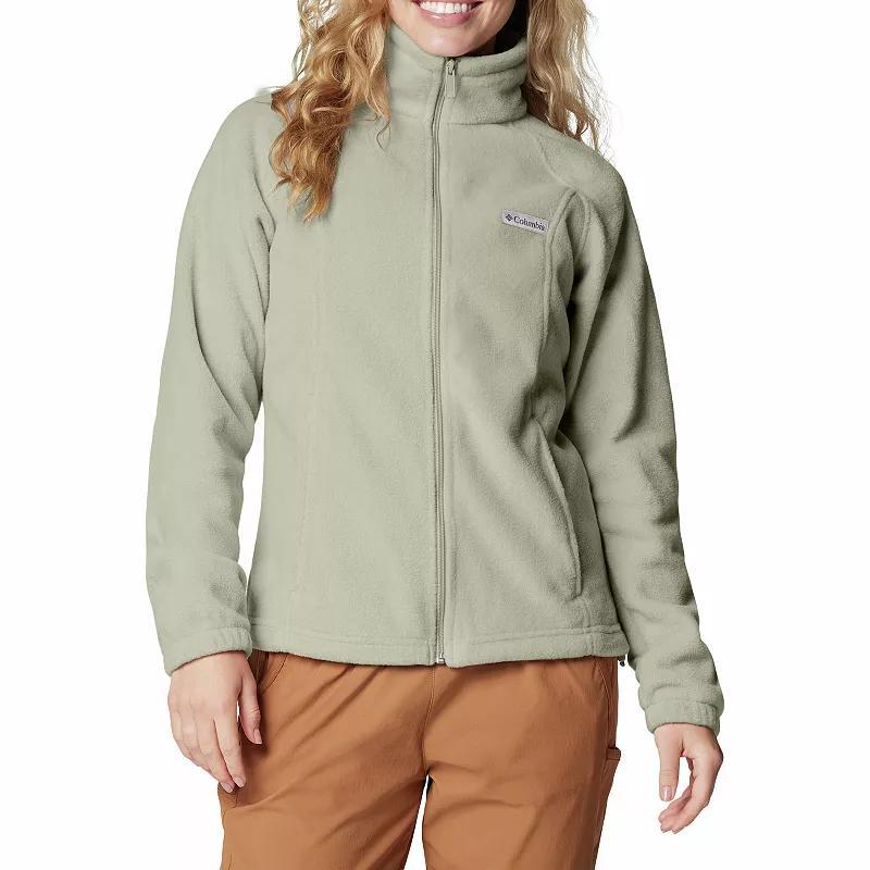 Women's Columbia Benton Springs Zip-Front Fleece Jacket, Size: XXL, Safari Product Image