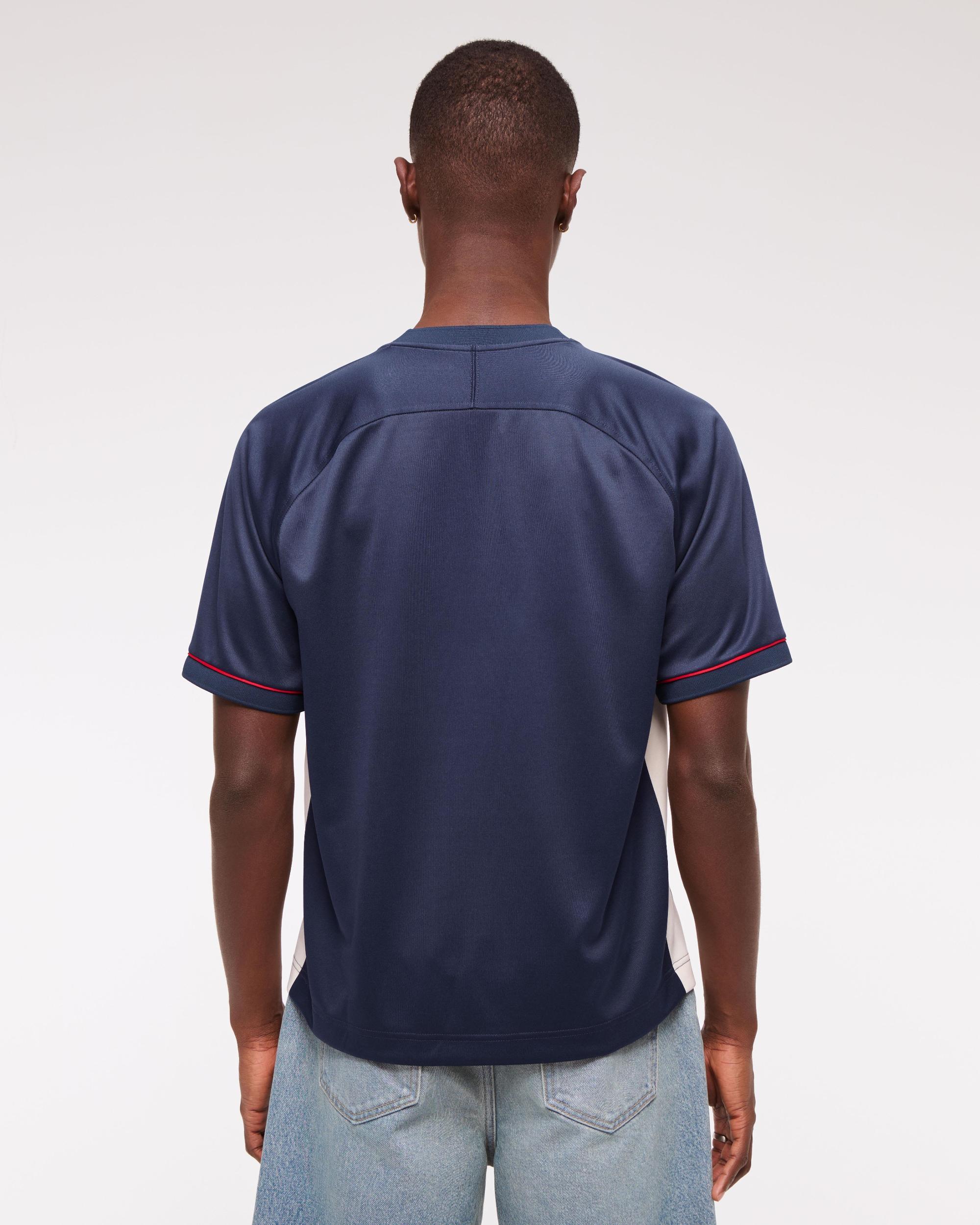 Cropped Soccer-Inspired Graphic Tee Product Image