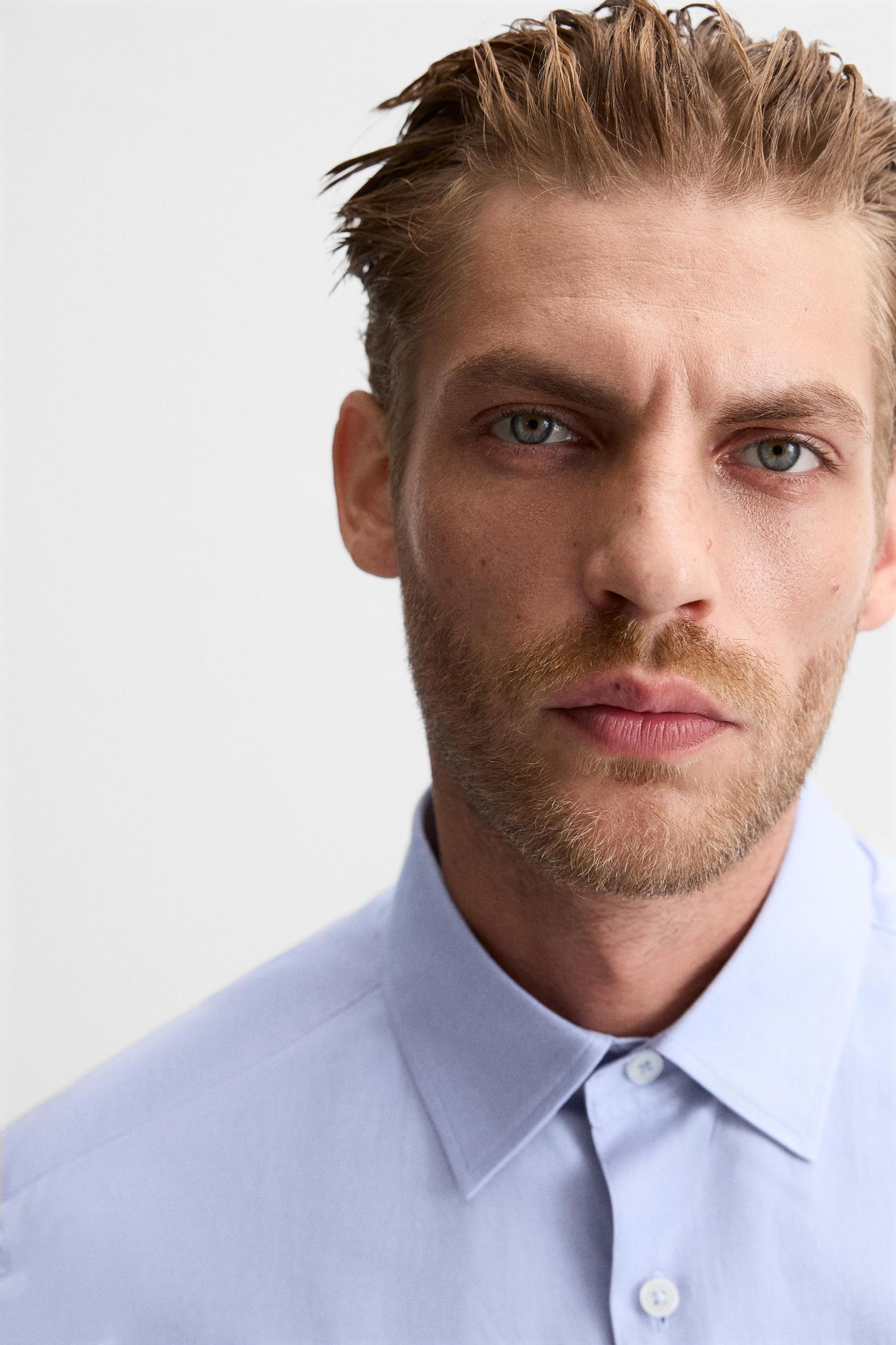 REGULAR FIT TEXTURED SHIRT Product Image