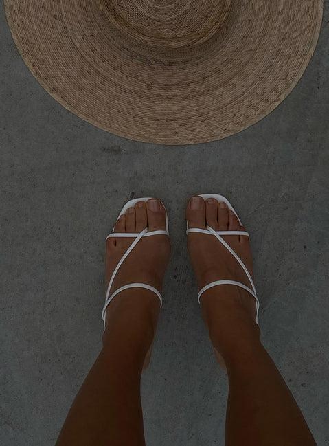 The Becka Heels White Product Image