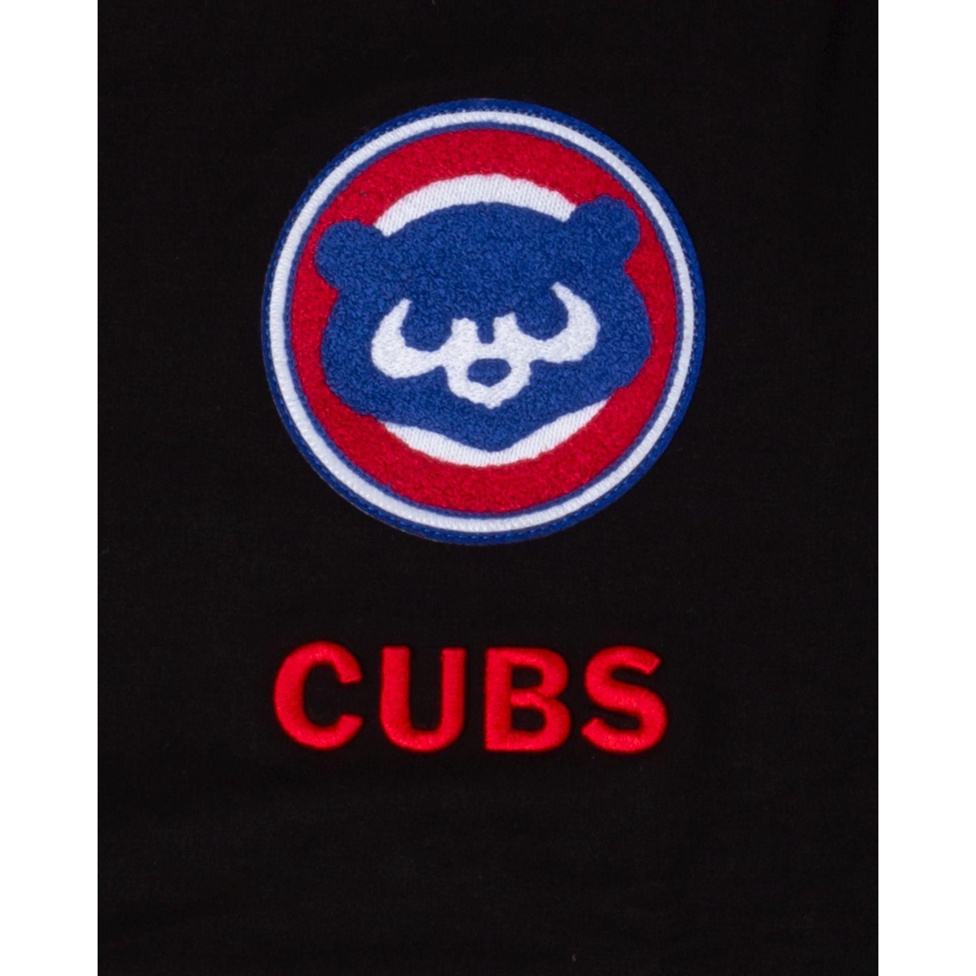 Chicago Cubs Logo Select Black Crewneck Male Product Image
