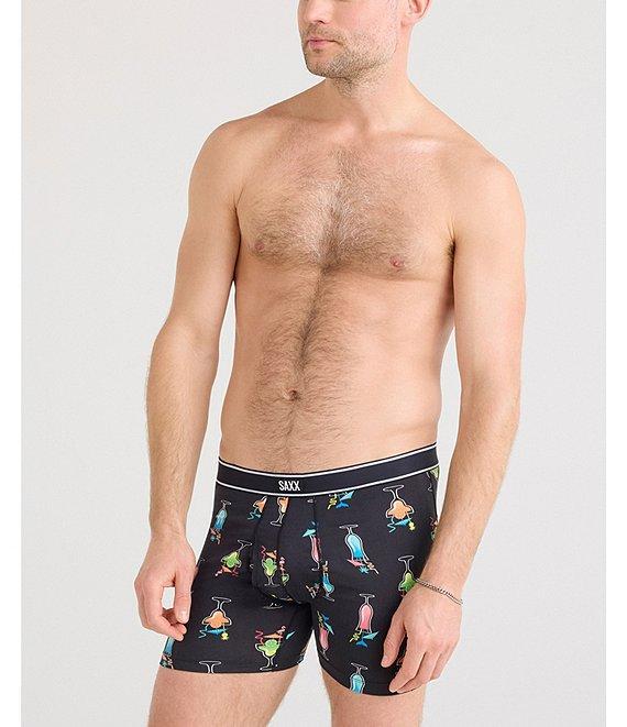 SAXX Daytripper Swizzle Straws/Solid Comfort Stretch 5#double; Boxer Briefs 2-Pack Product Image