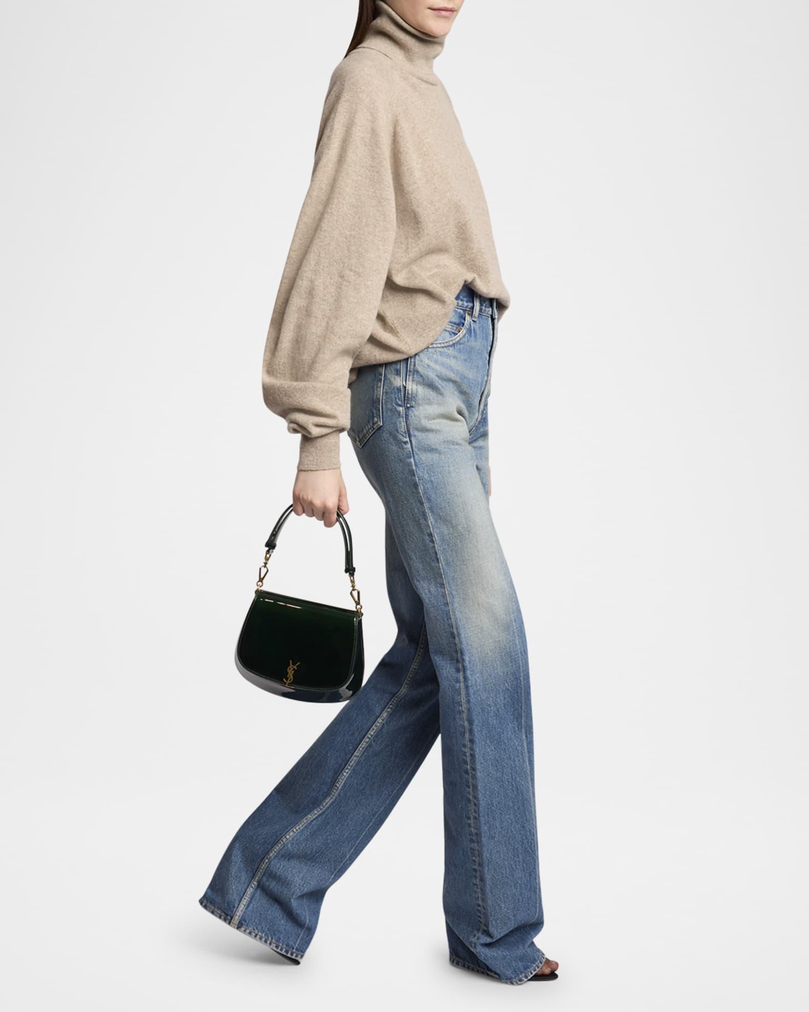 YSL Flap Top-Handle Bag in Patent Leather  Product Image