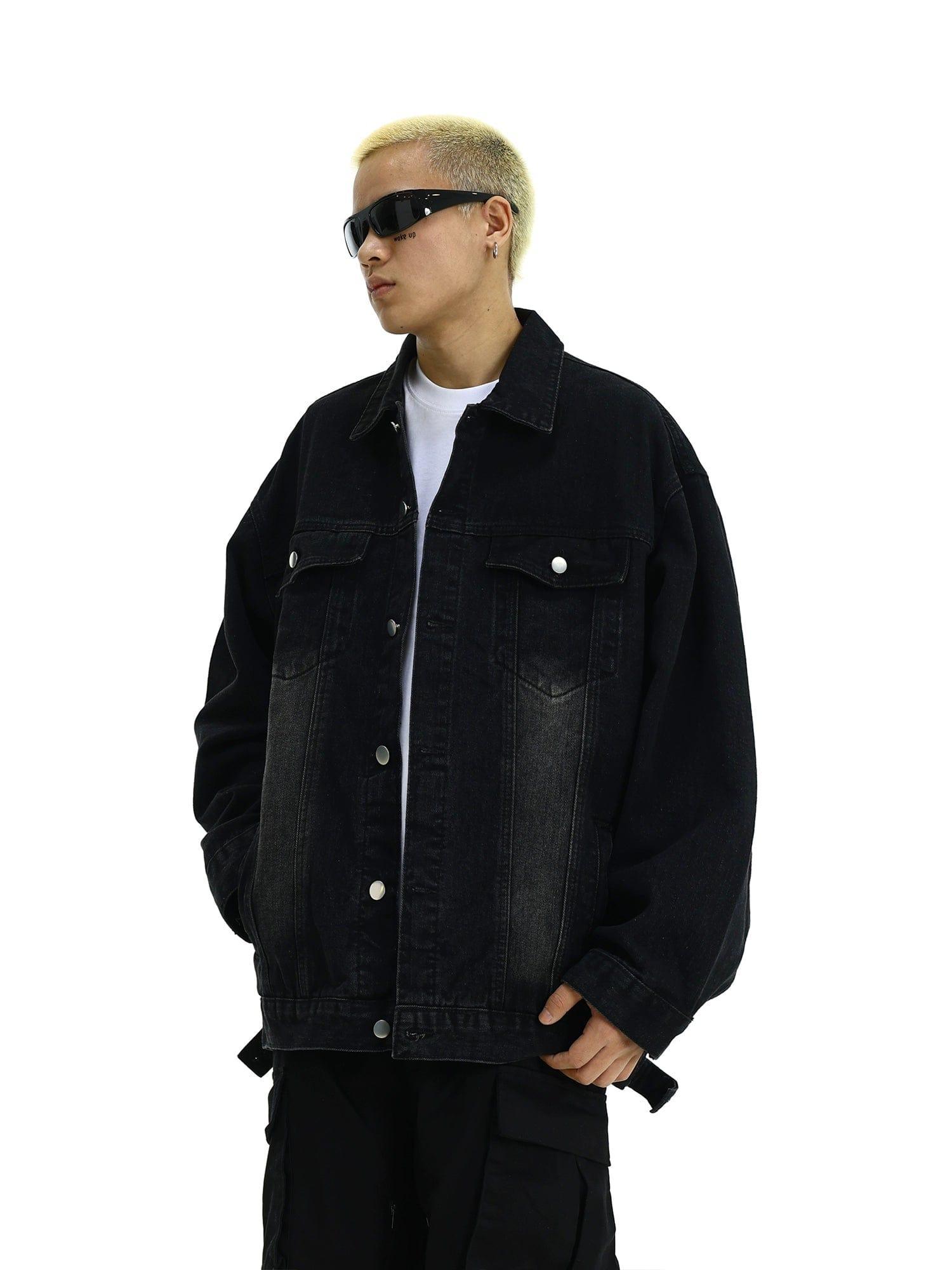 RT No. 11419 WASHED BLACK DENIM JK Product Image
