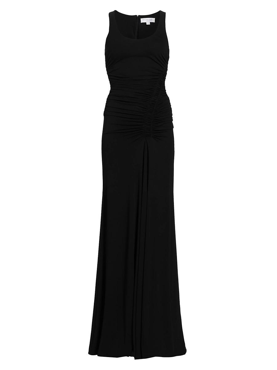 Womens Ruched Matte Jersey Tank Gown Product Image