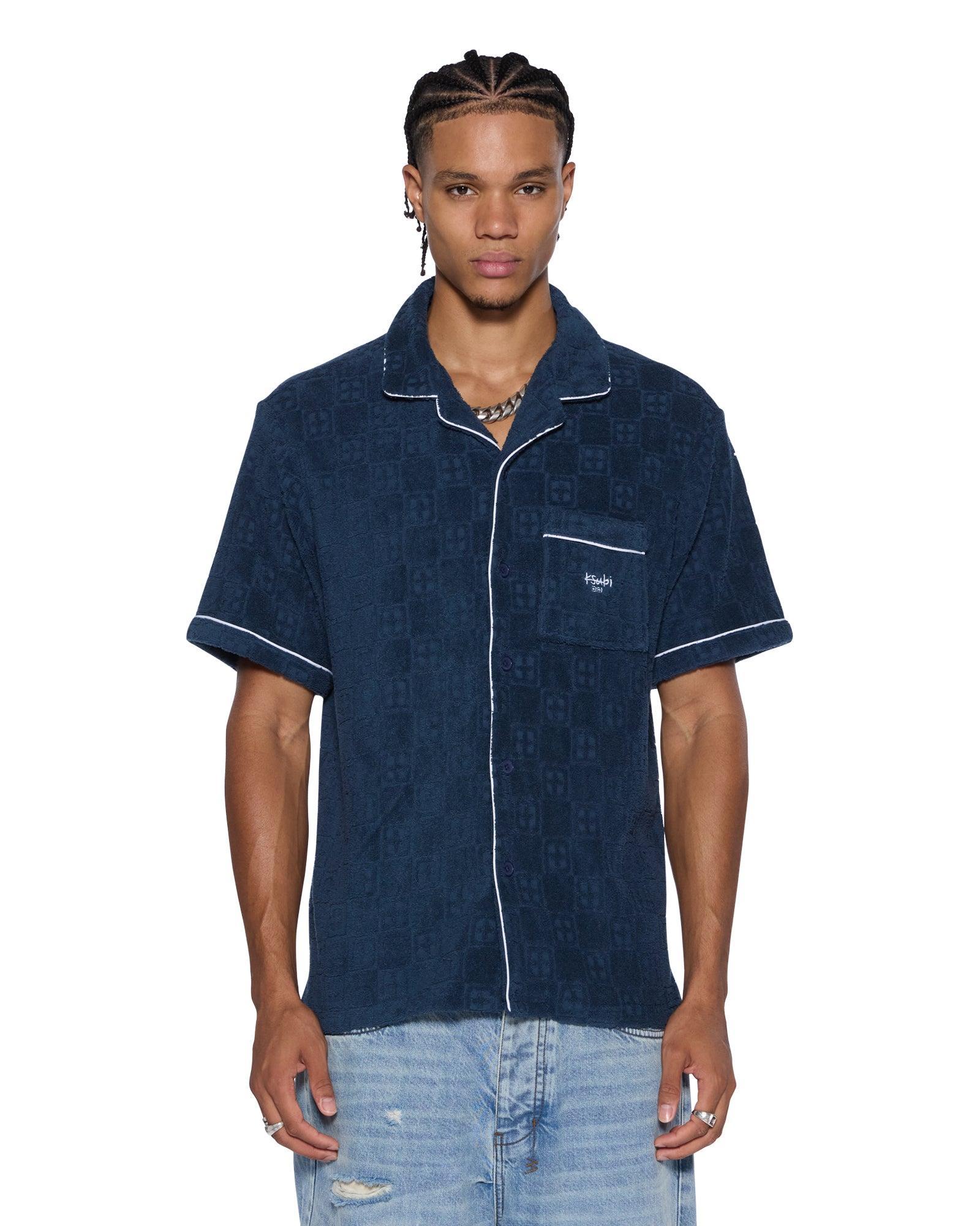 LOUNGE SS RESORT SHIRT NAVY Male Product Image