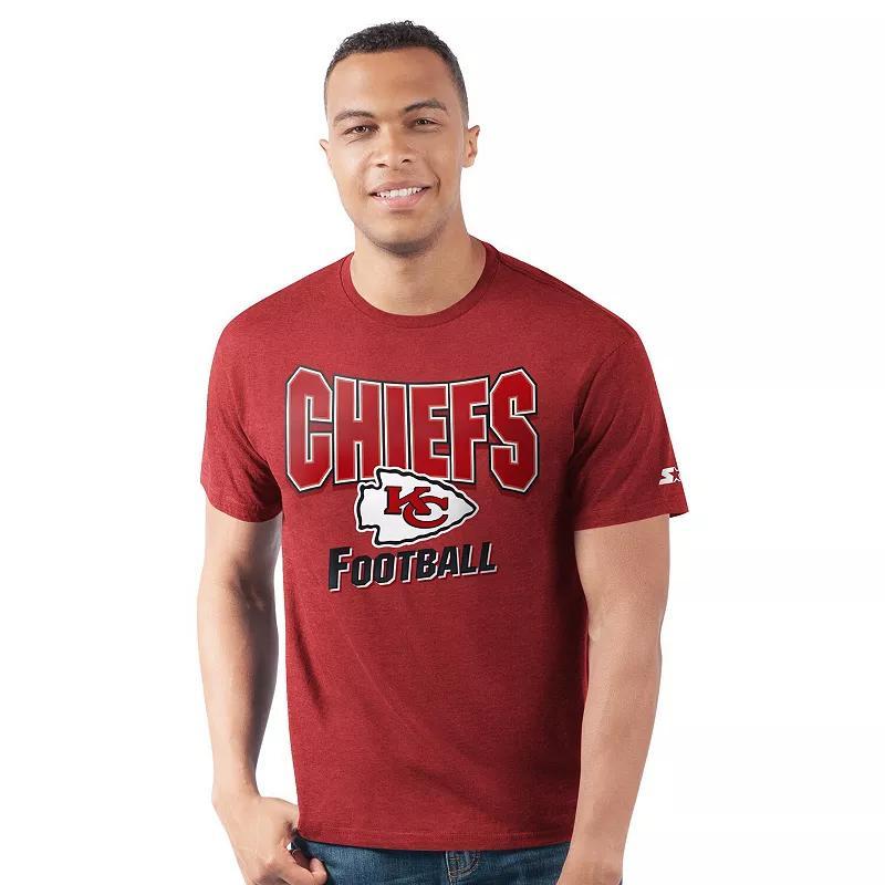 Men's Starter  Red Kansas City Chiefs Prime Time T-Shirt, Size: XL Product Image