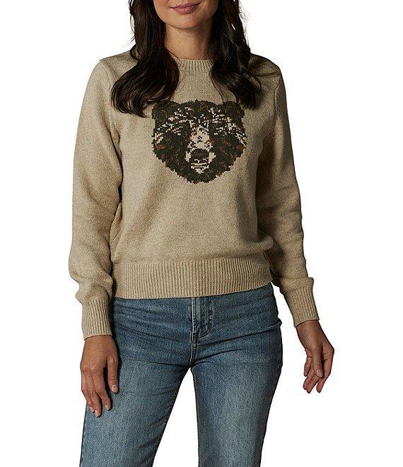 The Normal Brand Bear Crew Neck Long Sleeve Sweater Product Image