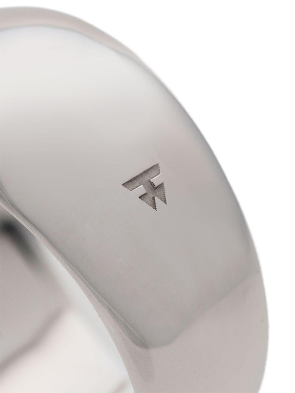 silver Ice band ring Product Image