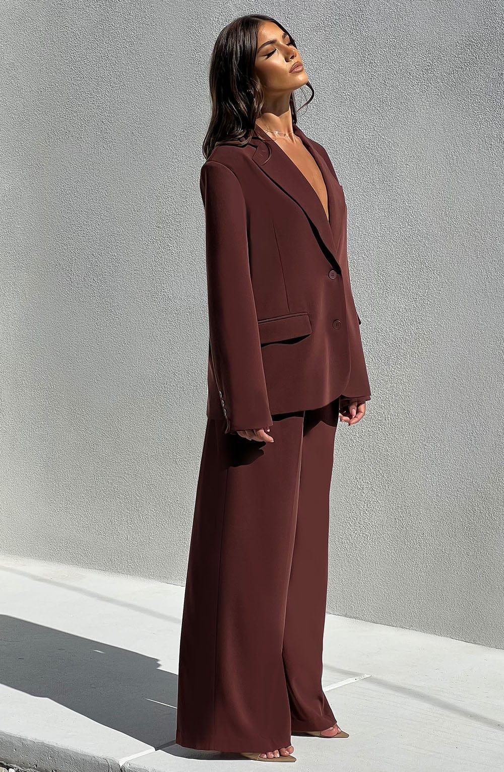 Noa Pant - Brown Product Image