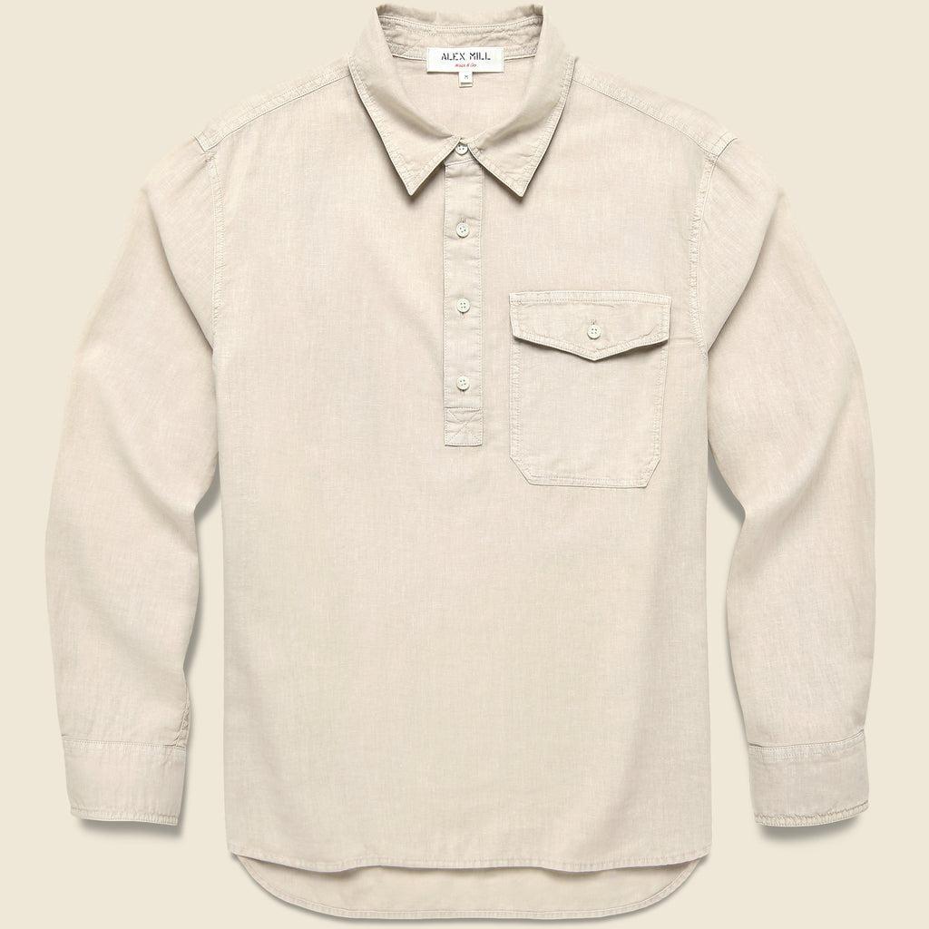 Carter Popover - Ecru Product Image