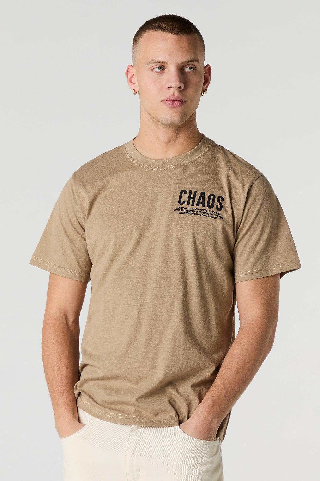 Chaos Graphic T-Shirt Male Product Image