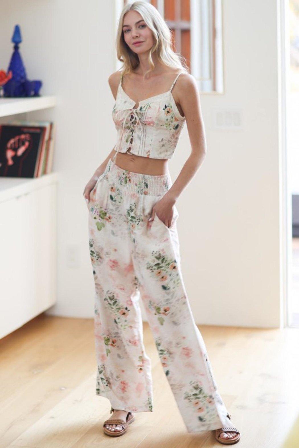 Floral Pants Set Product Image