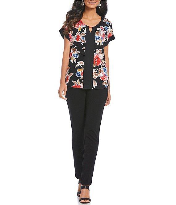Liverpool Los Angeles Kelsey Slim Leg Ponte Trouser Pants Product Image