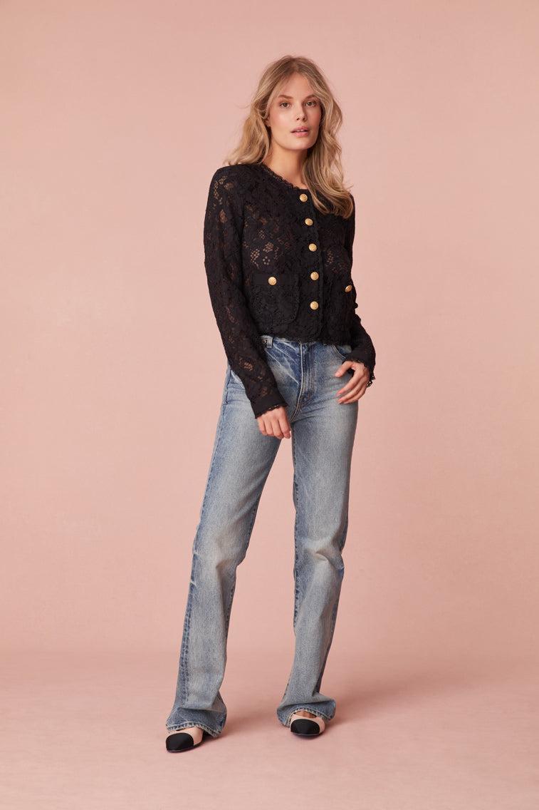 Richard Sheer Lace Jacket Product Image