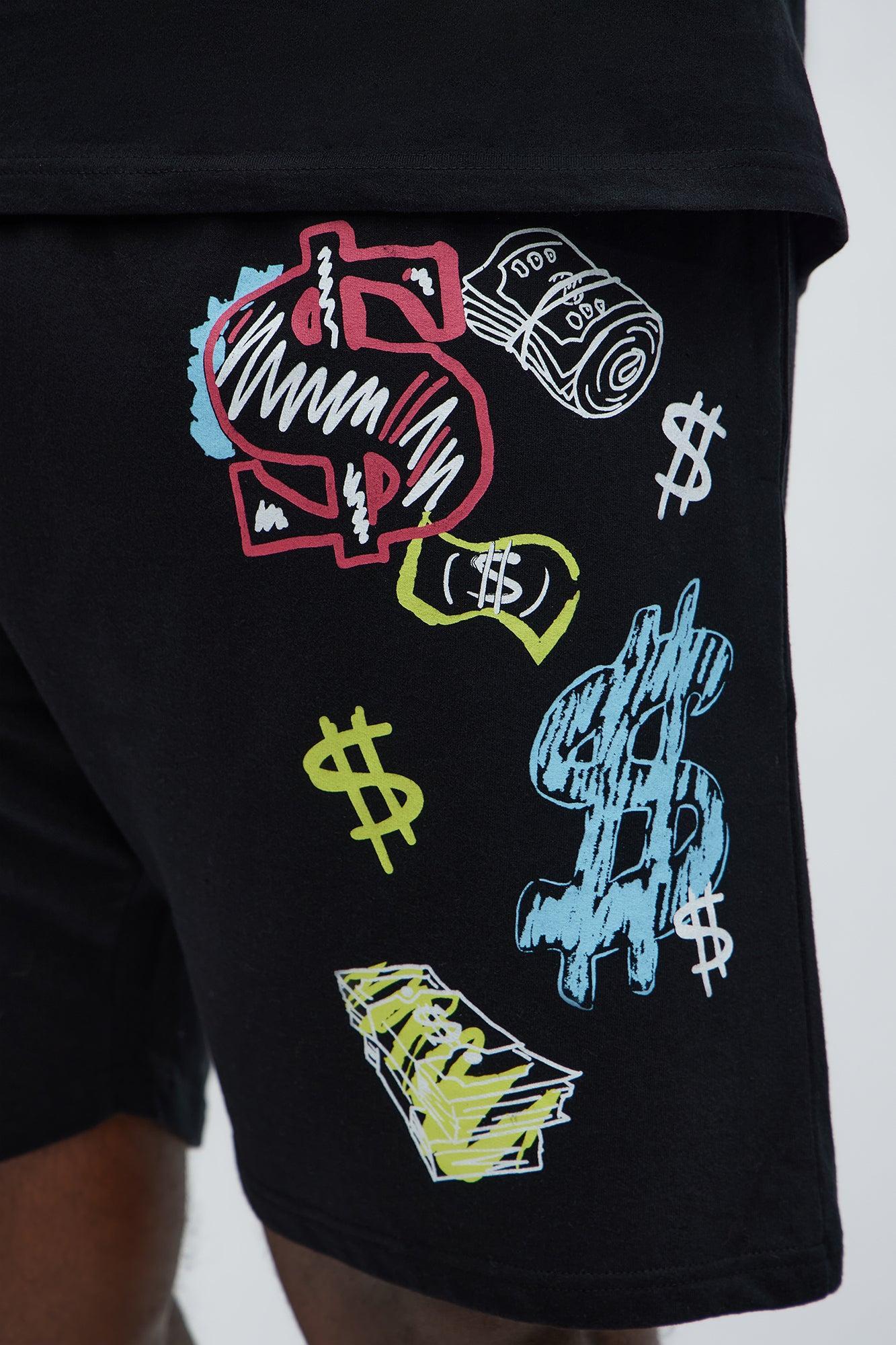 Richie Rich $ign Sweatshorts - Black Product Image